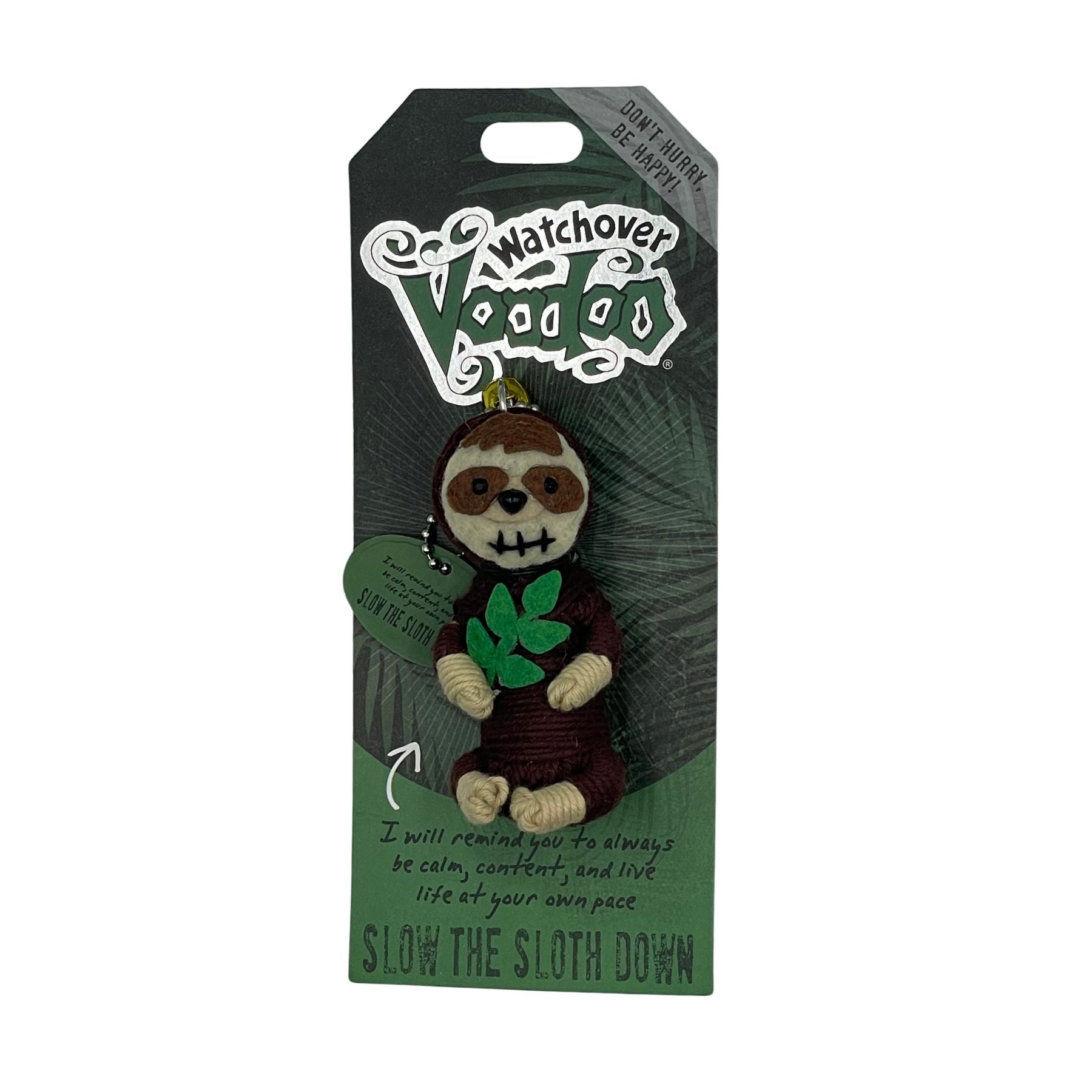 Slow the Sloth Down | Watchover Voodoo String Doll | Shop Now