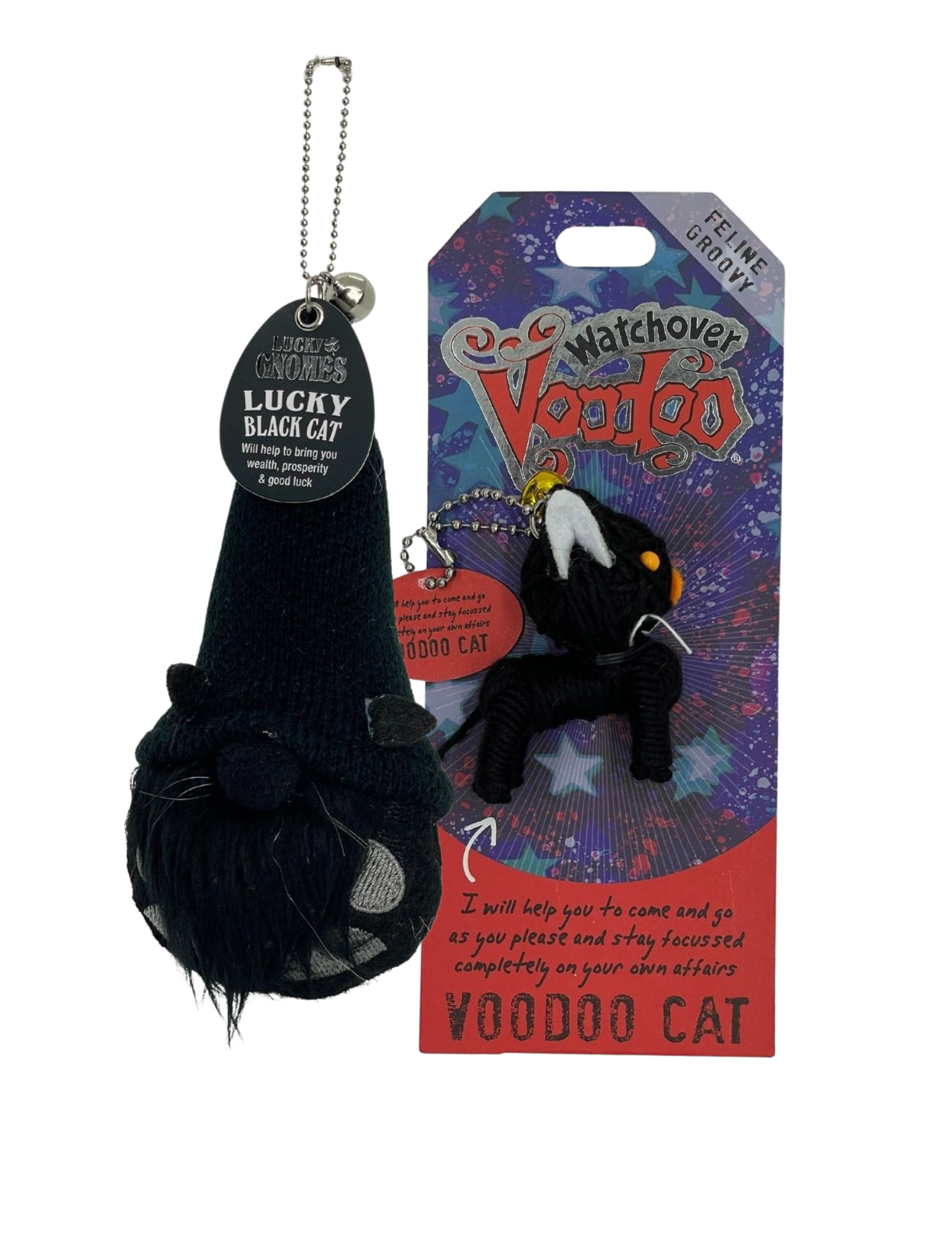 Lucky Gnome Lucky Black Cat & Watchover Voodoo Voodoo Cat