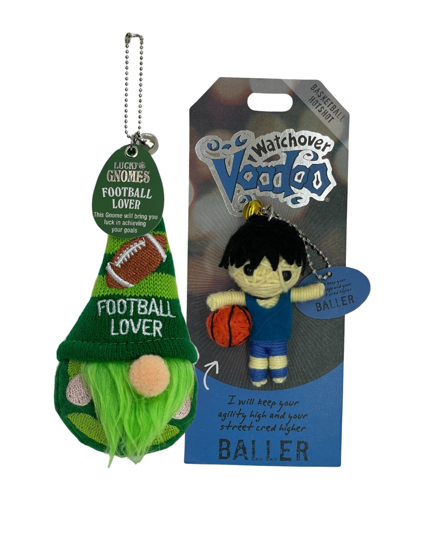 Lucky Gnome Football Lover & Watchover Voodoo The Baller