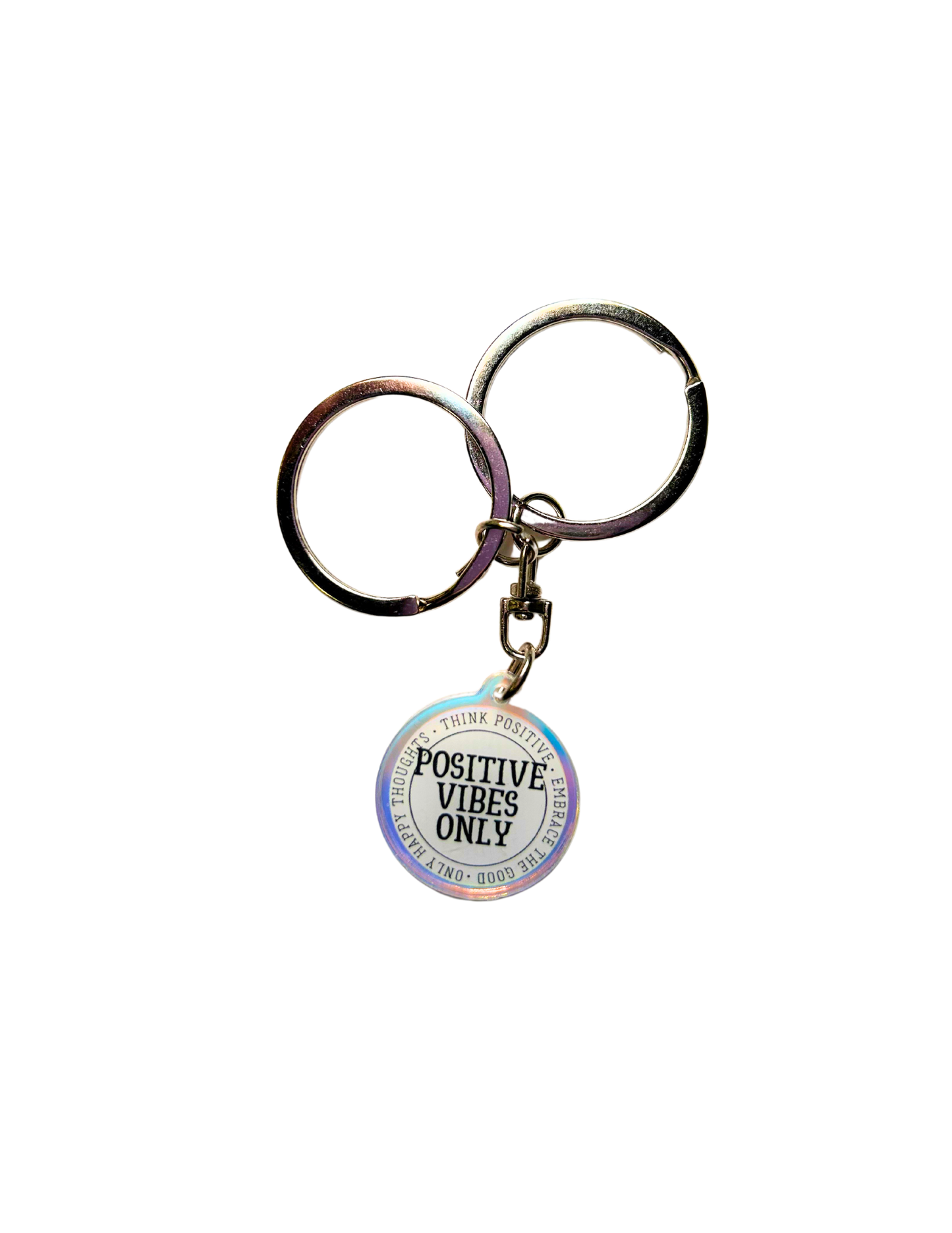 Positive Vibes Only Keychain