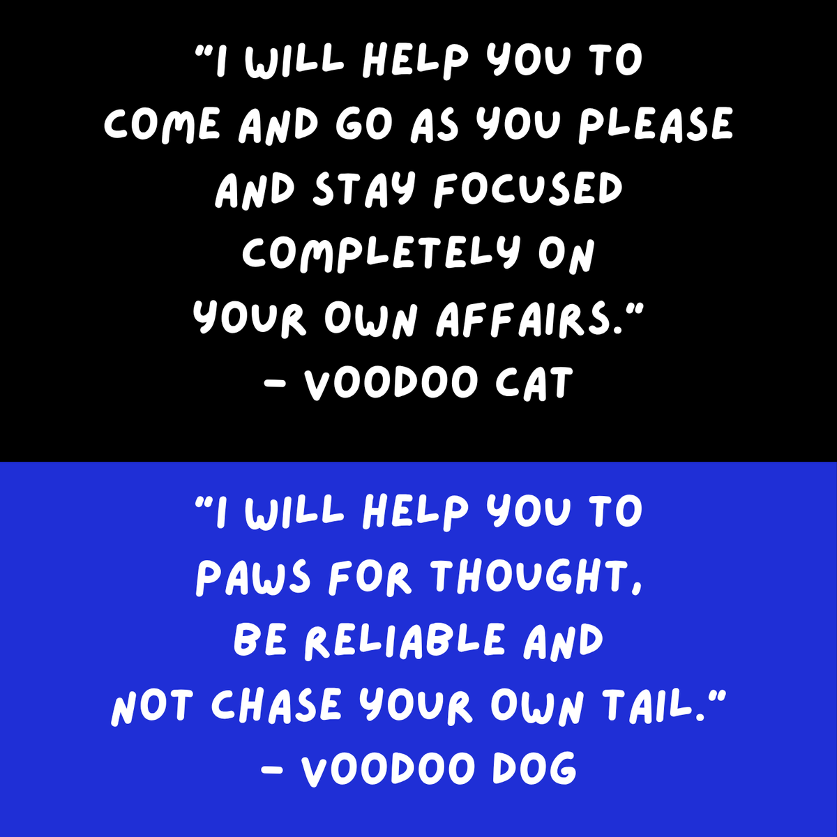 Watchover Voodoo Doll - Voodoo Cat & Voodoo Dog