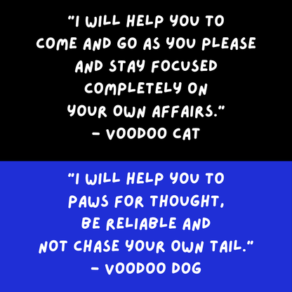 Watchover Voodoo Doll - Voodoo Cat & Voodoo Dog