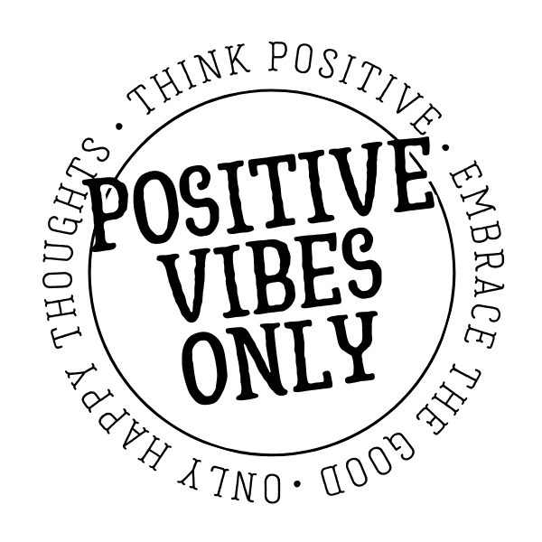 Positive Vibes Only Keychain