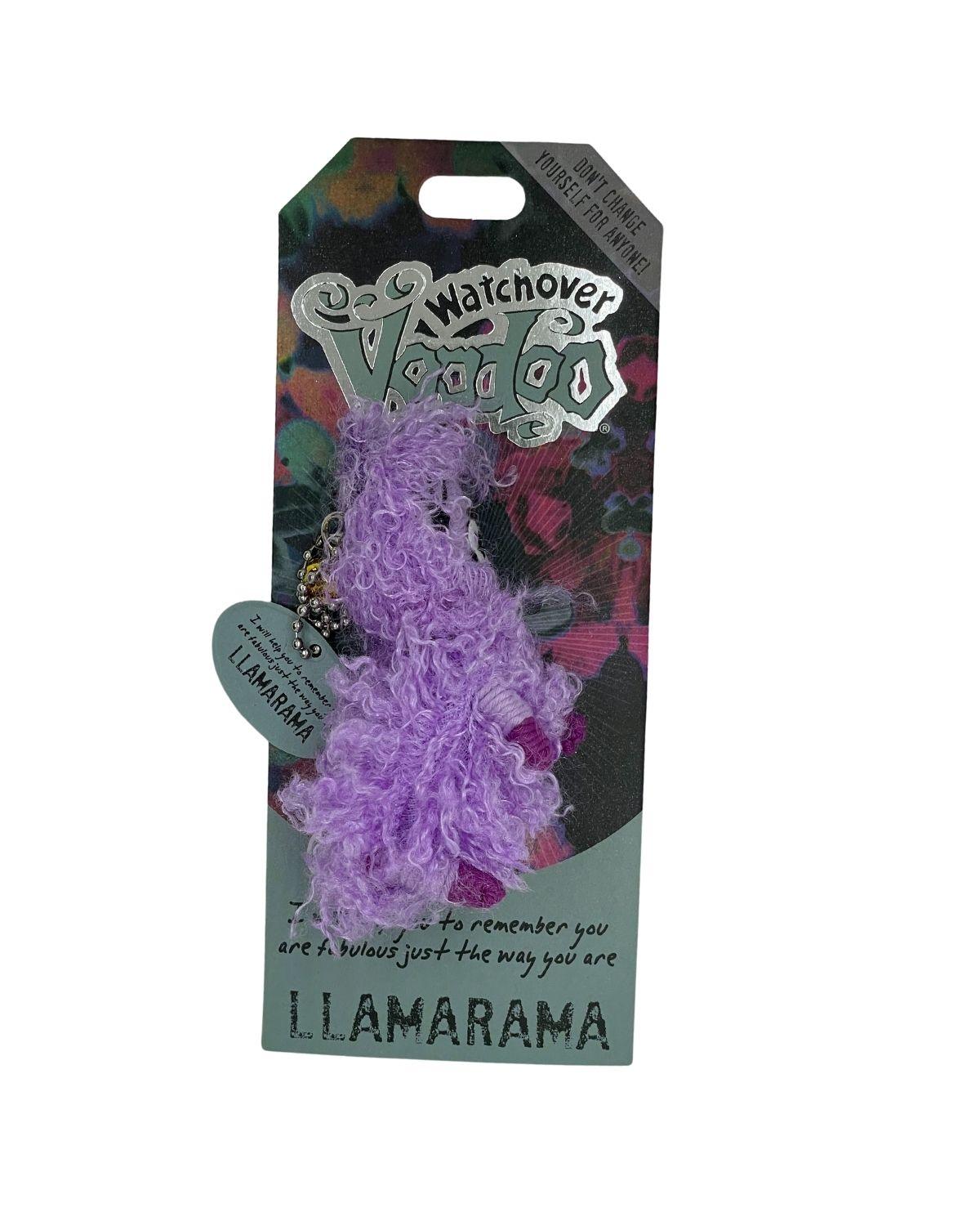 Watchover Voodoo Llamarama Good Luck Charm - Keychain With Unique Saying & Power, Collectible Figurine
